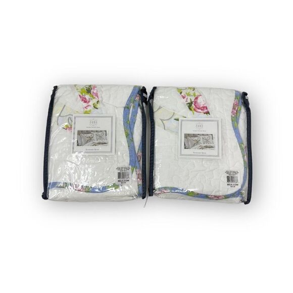 Modern Southern Home Sadie Quilt Pillow Shams Set of Two Brand New Packages NWT - Picture 1 of 9